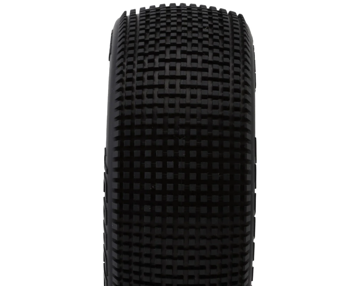 JCO3175-12 Stalkers 1/8 Pre-Mounted Buggy Tire (White) (Green)