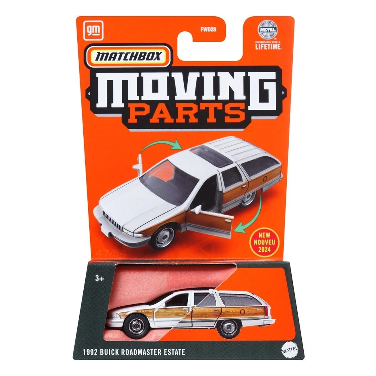 MBHVM86 Matchbox Moving Parts 1992 Buick Roadmaster Estate