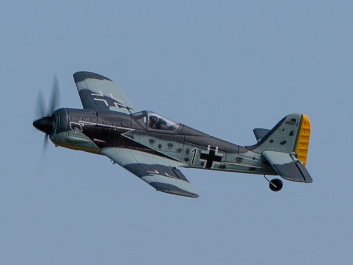 RGRA1308 Rage R/C Focke-Wulf Fw 190 Micro RTF Airplane with PASS (Pilot Assist Stability Software) System