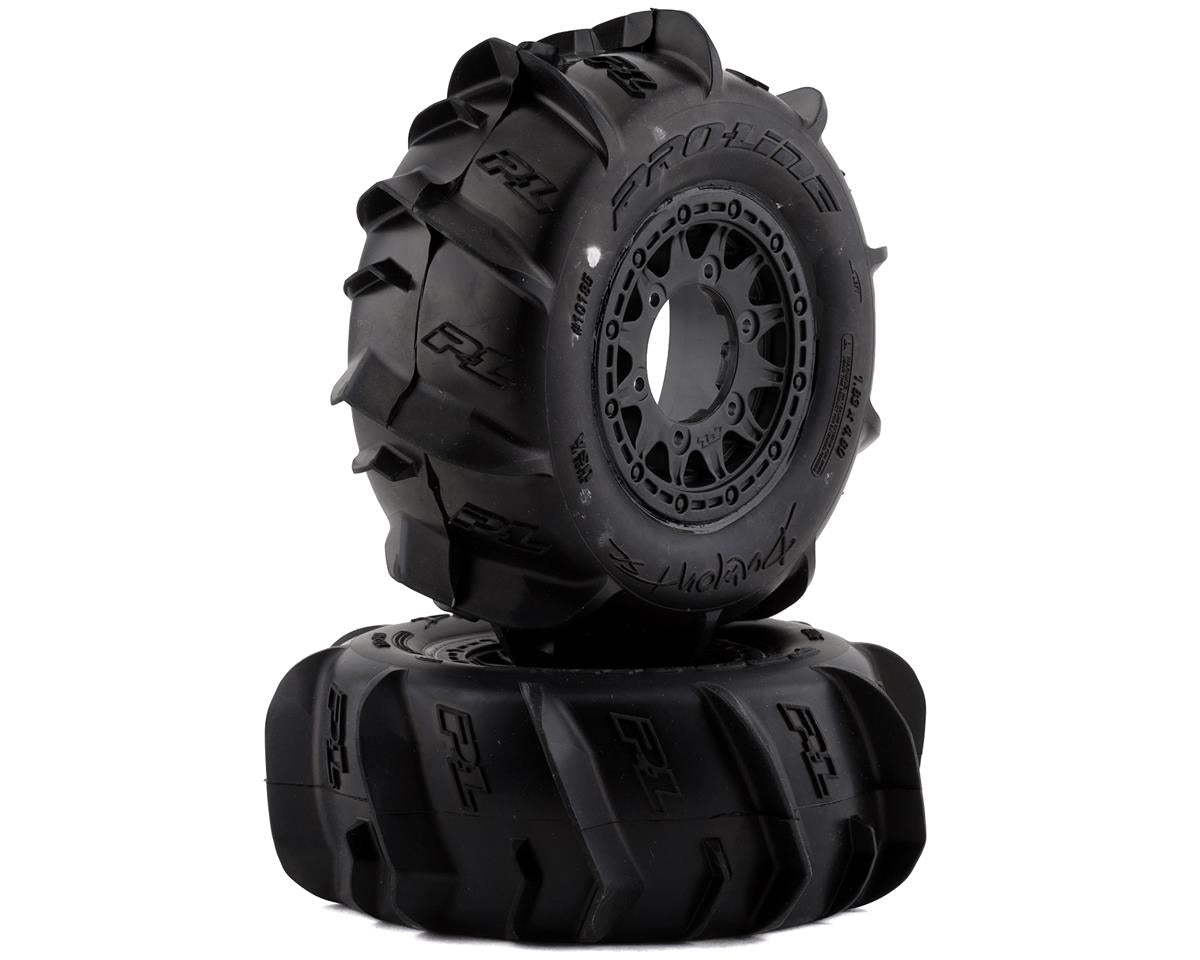 PRO1018510 1/10 Dumont Front/Rear 2.2"/3.0" SC Mounted 12mm Black Raid (2)