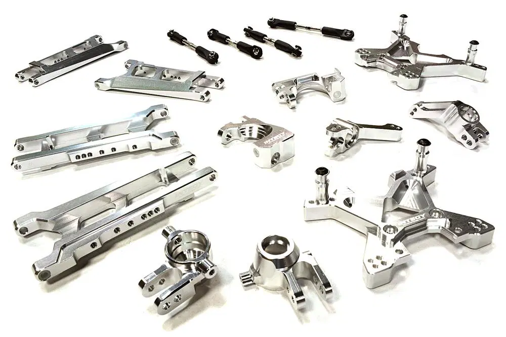 INTC26319Silver Billet Machined Suspension Upgrade Kit 4x4