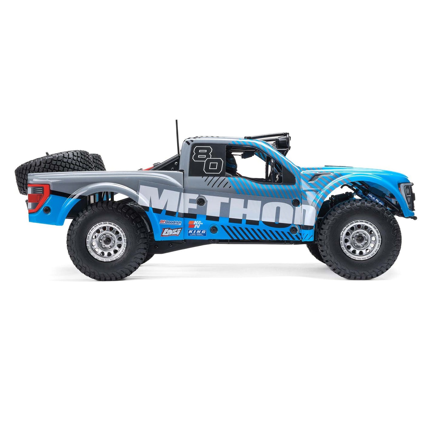 LOS03046 1/10 Ford Raptor Baja Rey 2.0 4X4 Brushless RTR, Method