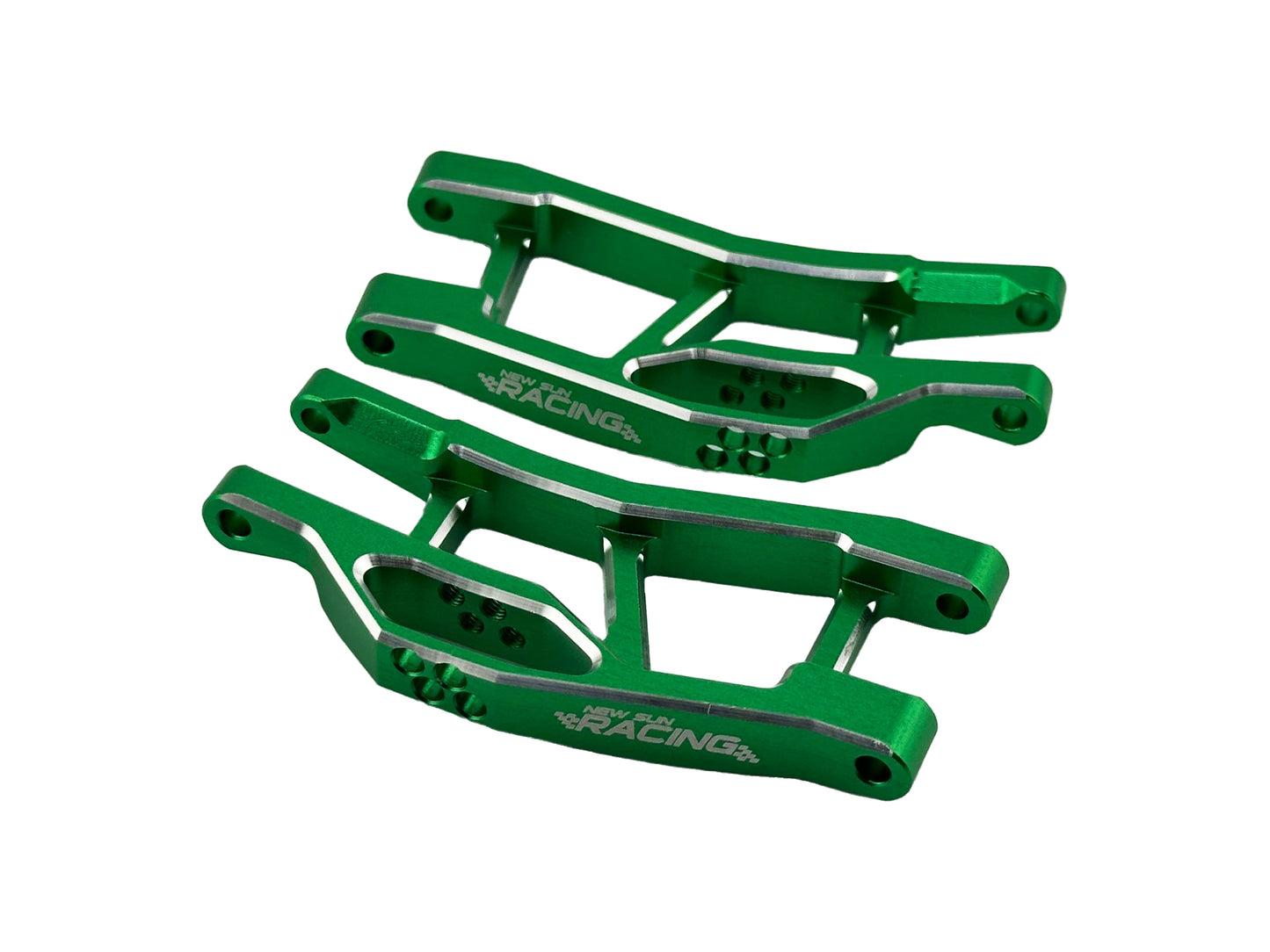 NSRMINIM007GR Aluminum Front Lower Arm Set For Traxxas Mini Maxx-Green