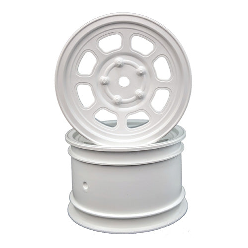 DER-DSB-ARW Speedway Buggy Wheels for Associated B6 / TLR 22 / Customworks 4 / Rear / WHITE / 4pcs
