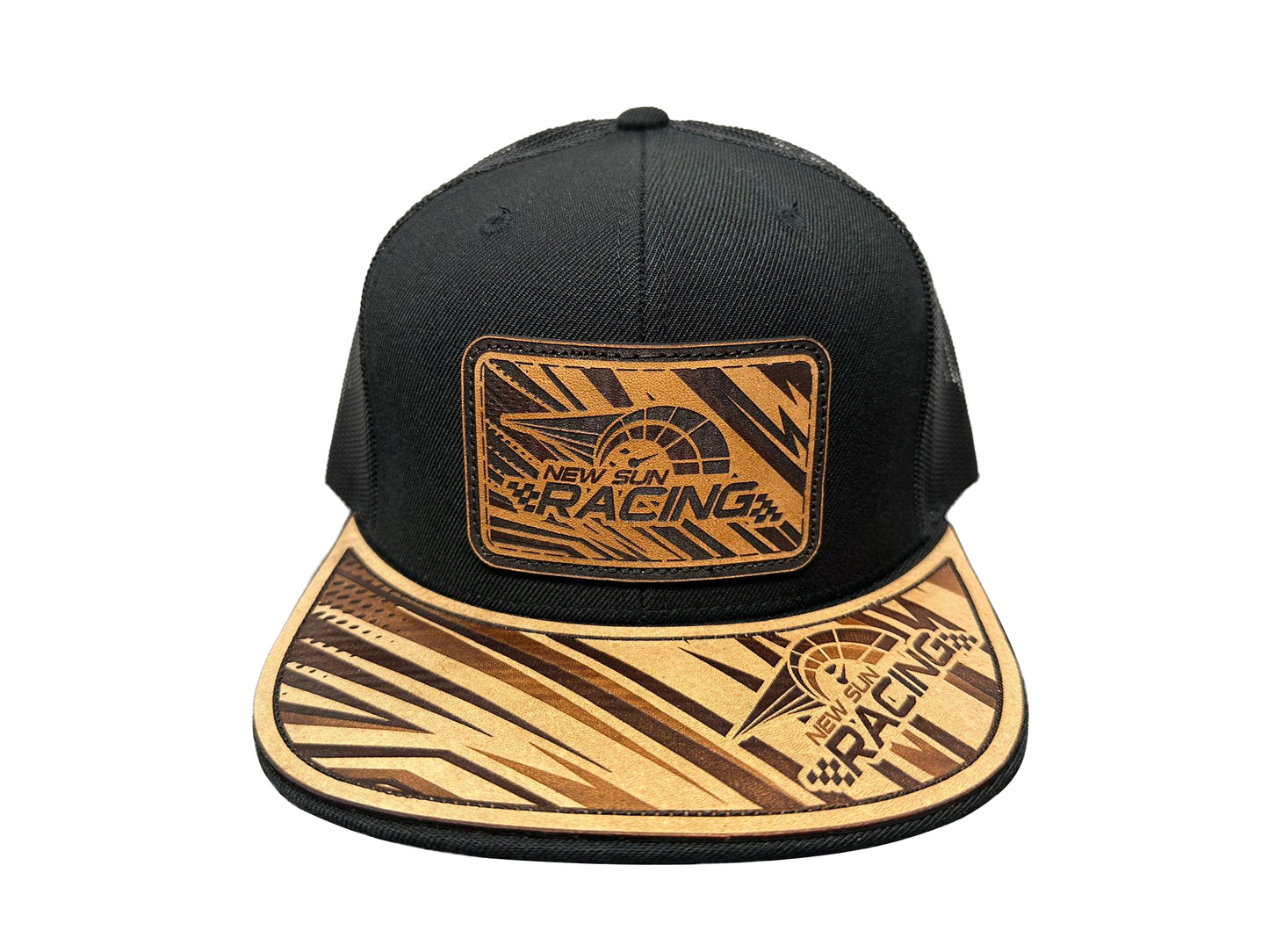 NSR Custom Cap - 6 Panel -  Leather Patch & Lid -