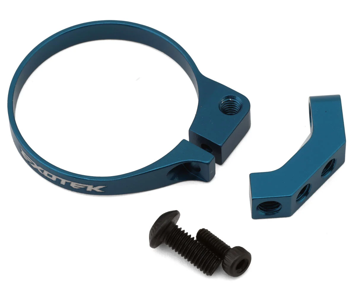 EXO2161 24mm Motor Aluminum Mini Fan Mount (Blue)