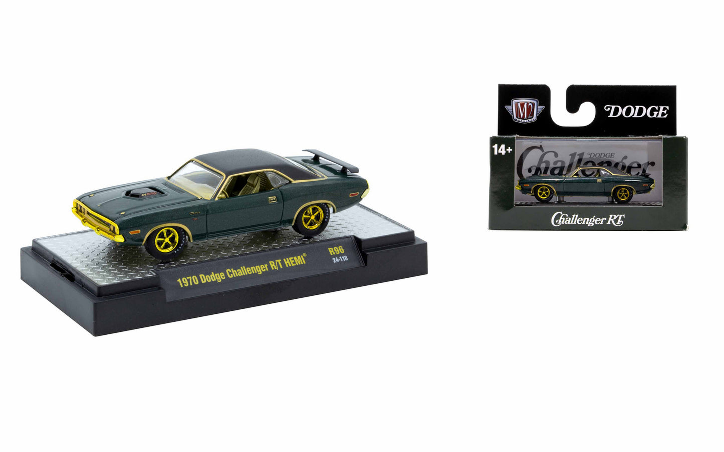M2Machines 32500-96 1:64th Scale 1970 Dodge Challenger R/T HEMI - CHASE!