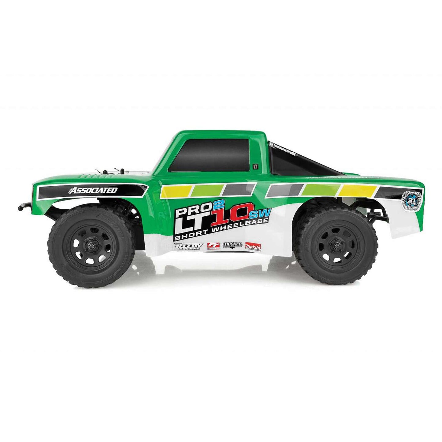 ASC70023 1/10 Pro2 LT10SW Short Course Truck RTR, Green