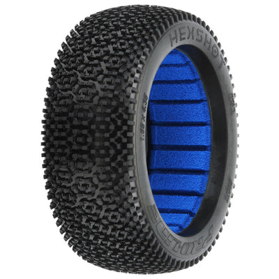 PRO907302 Hex Shot 1/8 Buggy Tires w/Closed Cell Inserts (2) (M3)