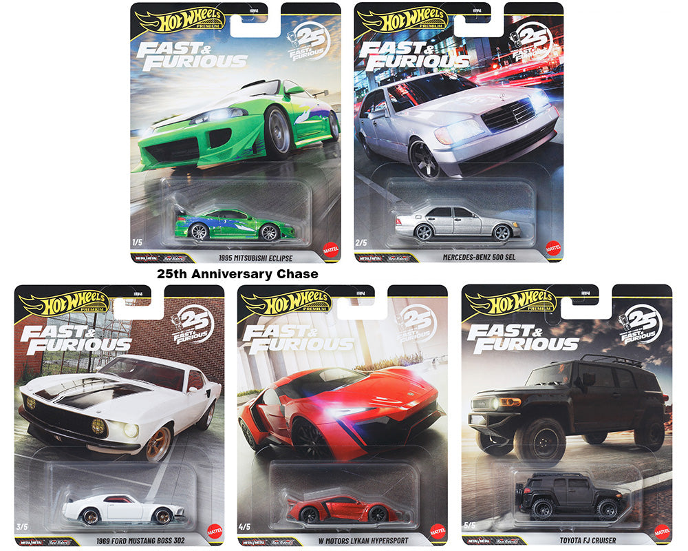 HWHNW46-956N 1:64 Fast & Furious 25Th Anniversary Premium 2026 N Assortment