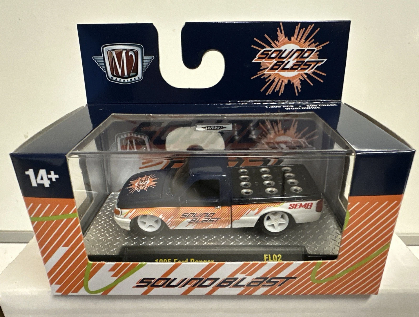 M2 Machines SEMA 2025 Exclusive 1995 Ford Ranger Sound Blast