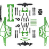 FUR-2118 1/24 Rampart CNC Machined Monster Truck Full Chassis Kit (Green)