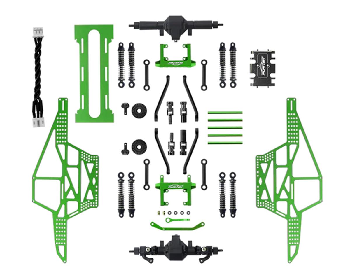 FUR-2118 1/24 Rampart CNC Machined Monster Truck Full Chassis Kit (Green)