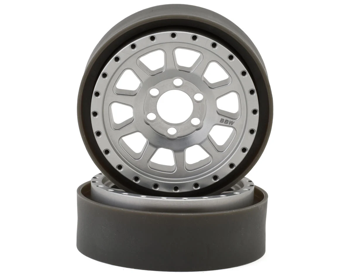 VPS08151 Battle Born Wheels Sierra 2.2 Beadlock Crawler Wheels (Clear) (2)
