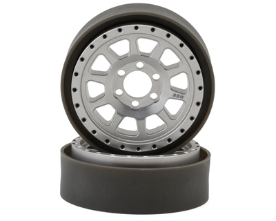 VPS08151 Battle Born Wheels Sierra 2.2 Beadlock Crawler Wheels (Clear) (2)
