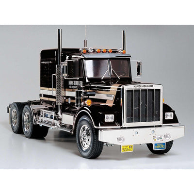TAM56336 1/14 King Hauler 10X8 Semi Tractor Kit, Black