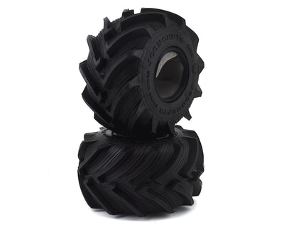 JCO3083-01 Fling Kings Jr 2.2" Monster Truck Tire (2) (Blue)