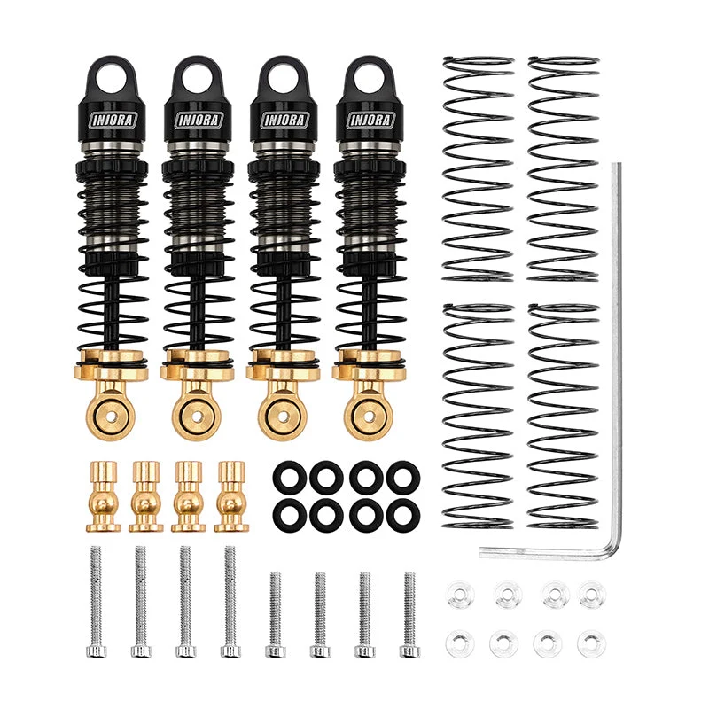 SCX24-179BR INJORA 40mm Big Bore Oil Shock Absorber for 1/24 SCX24 FCX24M