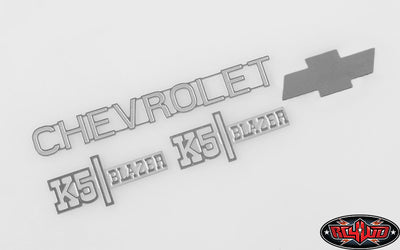 RC4WD Z-S1560 Chevrolet Blazer Metal Emblem Set