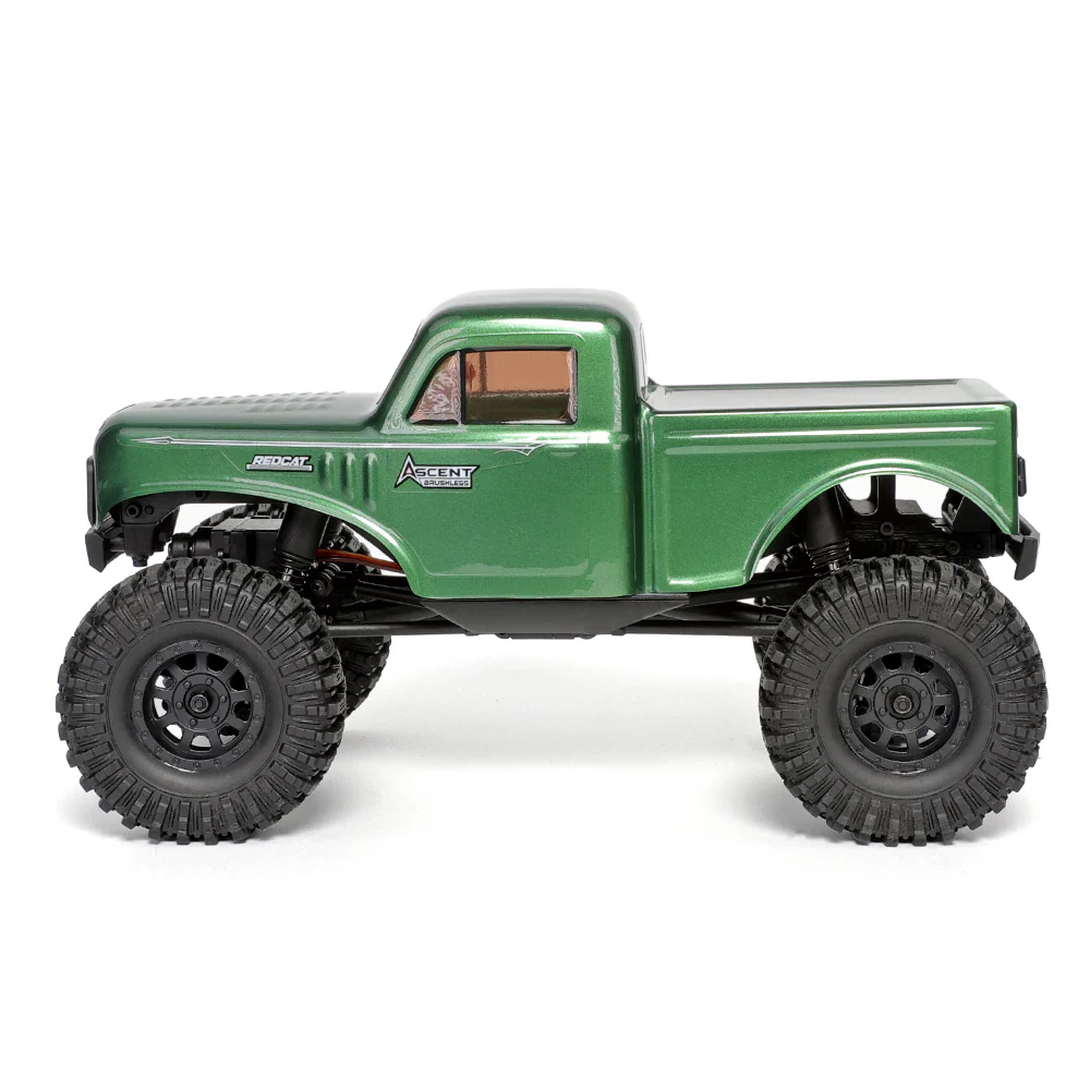 RER39150 Redcat Ascent-18 Brushless 1/18 Scale Brushless Electric Rock Crawler- Forest Green
