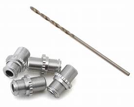 1RC5006 Threaded Alum. Shock Body Set, Silver, 18th Scale (4)