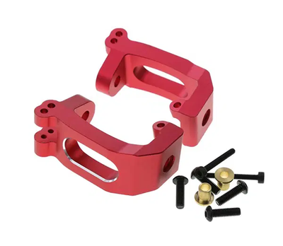 INTC32474RED Alloy Machined Caster Blocks 1/8 4WD