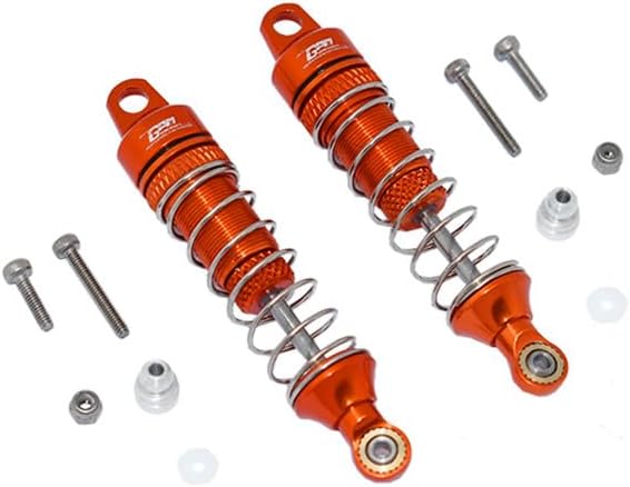 GPMLM060R-OR-S Rear Shocks Orange Losi Mini B/T