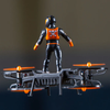 RGR4572 Rage R/C - AeroBoard RTF, Skater (Black/Orange)