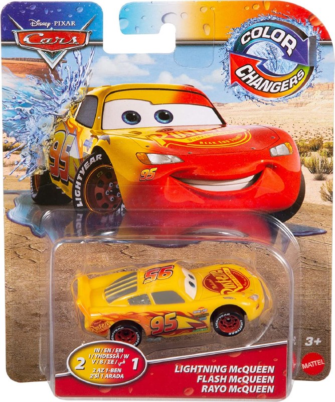 HWGNY94 Cars Color Changers Lightning McQueen