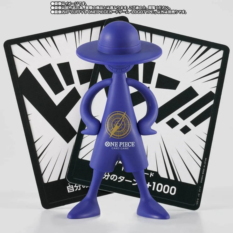 OP2821612 One Piece Card Game 3rd Anniversary TamashiNat Logotype Luffy Figure