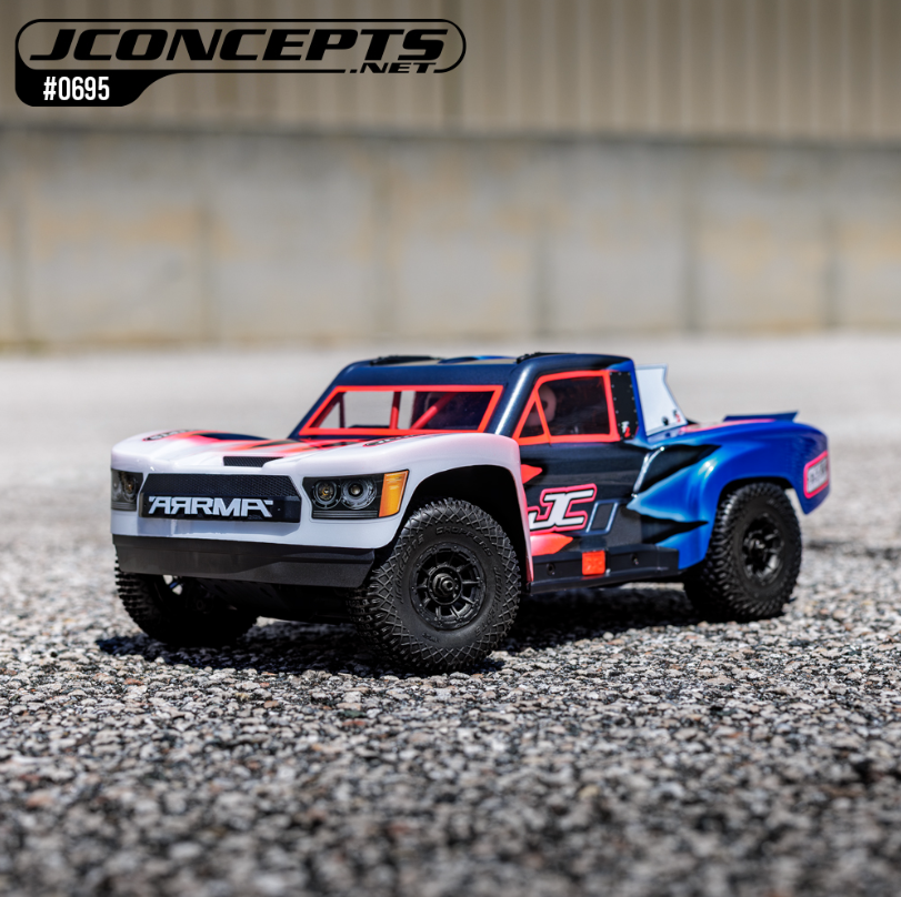 JCO0695 JConcepts Arrma Mojave Grom F2 SCT Pre-Trimmed Polycarbonate Body (Clear)