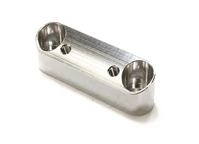 INTC26535SILVER Billet Machined Replacement Mount Type Front Bumper