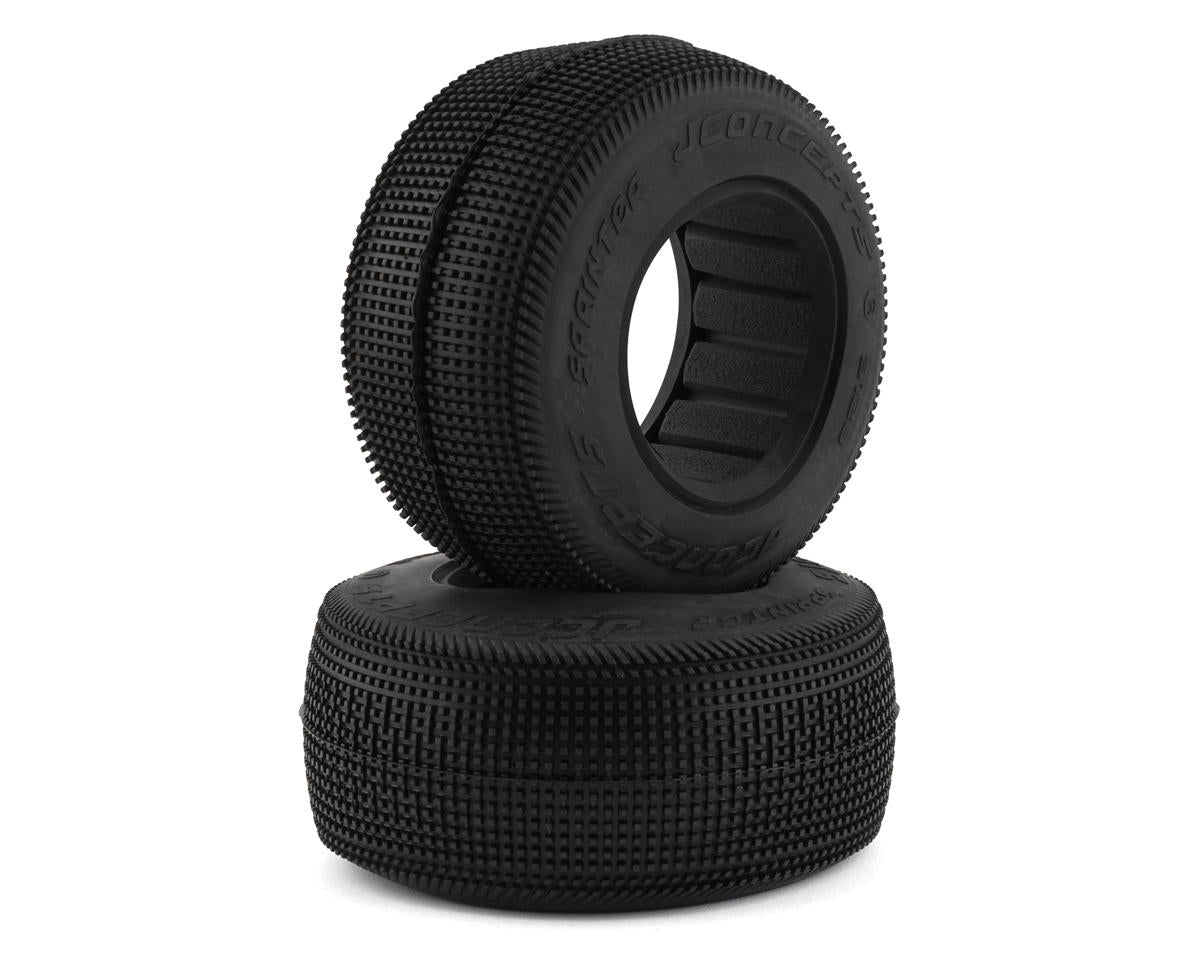 JCO3128-03 Sprinter Short Course Dirt Oval Tires (2) (Aqua A2)