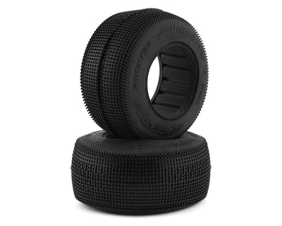 JCO3128-03 Sprinter Short Course Dirt Oval Tires (2) (Aqua A2)