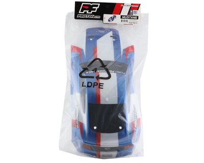 PRM158213 1/8 2021 Ford Mustang Painted Body (Blue): Vendetta & Infraction 3S