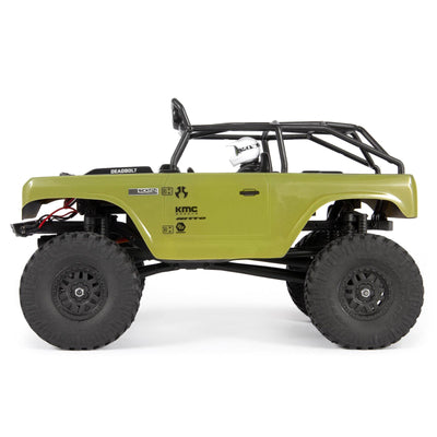 AXI90081T2 Axial SCX24 DeadBolt 4WD Rock Crawler Brushed RTR, Green