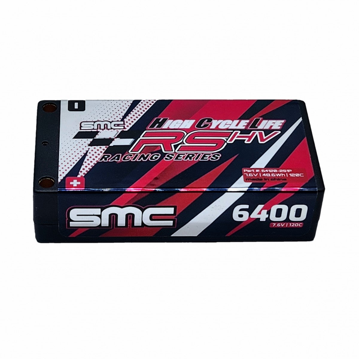 SMC64120-2S1P HCL-RS 7.6V-6400mAh 120C LiHV 5mm Inboard Hardcase