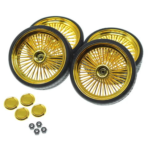 RER19793 Gold 26” Wire Wheel & Tire Set