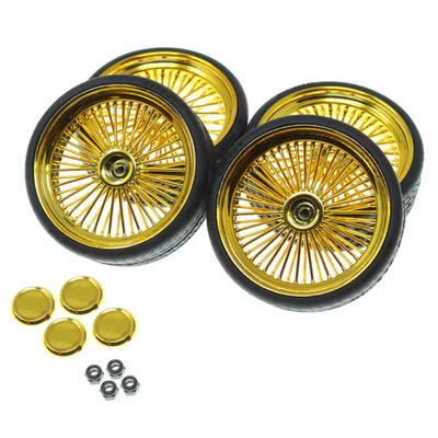 RER19793 Gold 26” Wire Wheel & Tire Set