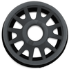 NX-USA-EVO-R+3-G NEXX Racing Mini-Z RWD "JUD" EVO Rear Threaded Side-Wall Carbon Fiber Rims (3mm Offset) (Grey) (2)