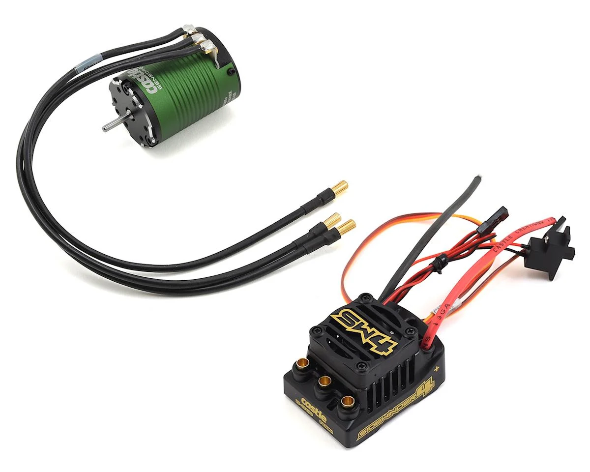 CSE010-0164-01 Castle Creations Sidewinder SW4 4600kv Combo