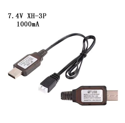 DCM28001-06 USB Charger with Cable for CAT 1/20 Scale RC 330D Excavator and Trucks