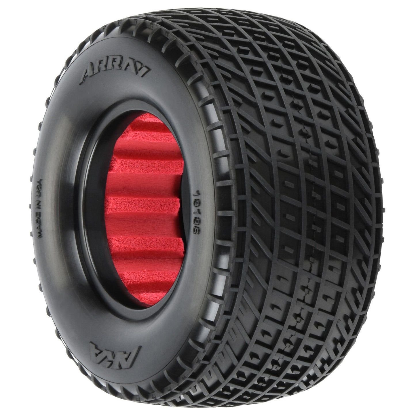 AKA13138QR 1/10 Array Super Soft Longwear Rear 1.7"/2.2" Dirt Oval Tires (2)