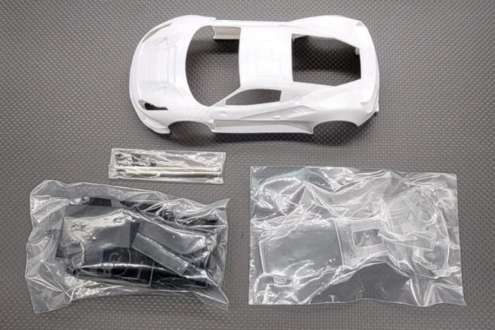 GL-488-GT3-K01 GL Racing 1/28 4488-GT3 White Body Kit Set
