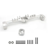 TLHTCAPRA-04 Treal Capra Rear Axle Housing CNC Solid Billet Aluminum 7075 One-Piece Design-Silver