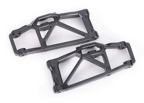 10230 Suspension arms, lower, black (left and right, front or rear) (2)