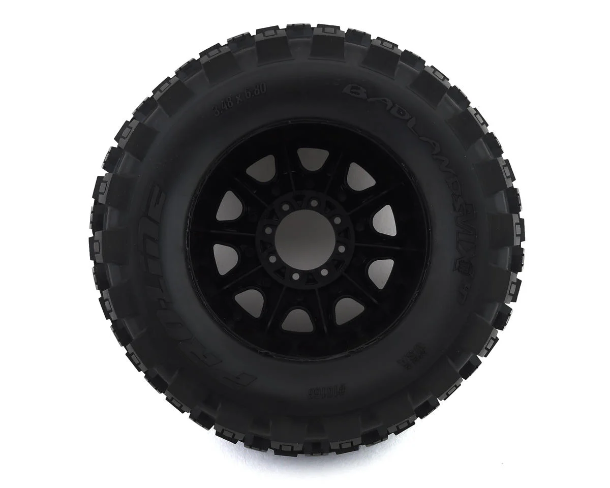 PRO1016610 1/8 Badlands MX38 HP BELTED F/R 3.8" MT Mounted 17mm Black Raid (2)