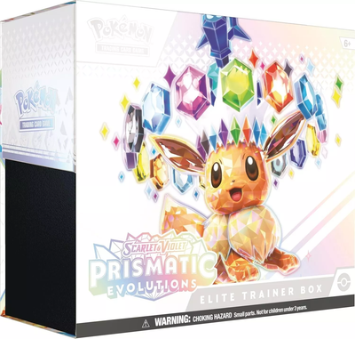 PKU100-10013 Pokemon Scarlet & Violet Prismatic Evolutions Elite Trainer Box
