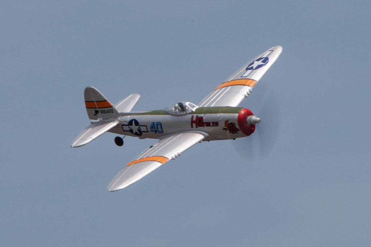 RGRA1307  P-47 Thunderbolt Micro RTF Airplane with PASS (Pilot Assist Stability Software) System