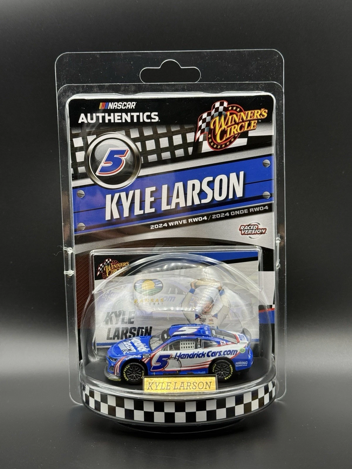31249 Nascar Authentics Winner's Circle Kyle Larson Kansas Speedway 5 2024 Wave RW04